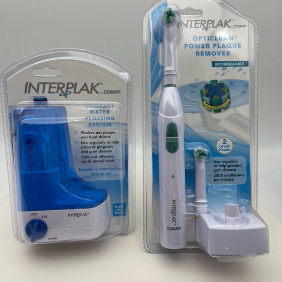 InterPlak Water Flossing & Cordless Rechargeable Toothbrush NWT - Picture 8 of 12